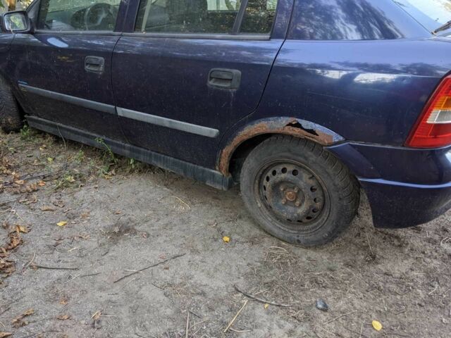 Синий Опель Астра, объемом двигателя 1.6 л и пробегом 270 тыс. км за 850 $, фото 9 на Automoto.ua