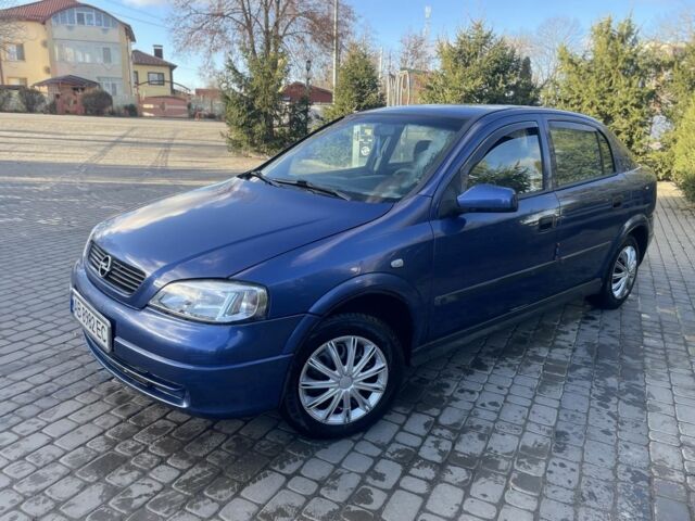 Синій Опель Астра, об'ємом двигуна 1.6 л та пробігом 261 тис. км за 2300 $, фото 2 на Automoto.ua