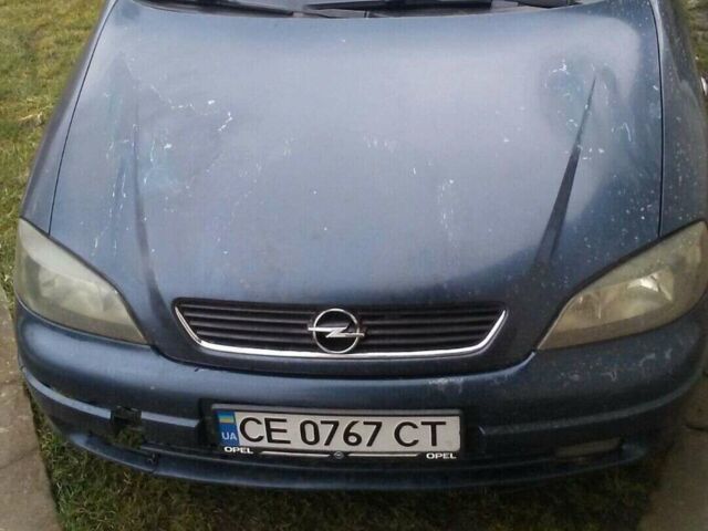 Синий Опель Астра, объемом двигателя 2 л и пробегом 270 тыс. км за 4800 $, фото 2 на Automoto.ua