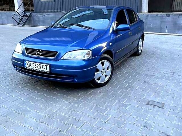 Синий Опель Астра, объемом двигателя 1.7 л и пробегом 344 тыс. км за 3300 $, фото 1 на Automoto.ua