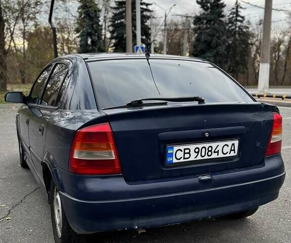 Синий Опель Астра, объемом двигателя 1.4 л и пробегом 473 тыс. км за 2600 $, фото 6 на Automoto.ua