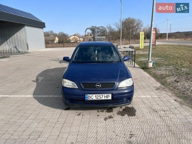 Синий Опель Астра, объемом двигателя 1.6 л и пробегом 340 тыс. км за 2300 $, фото 7 на Automoto.ua