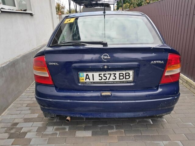 Синий Опель Астра, объемом двигателя 0 л и пробегом 175 тыс. км за 802 $, фото 5 на Automoto.ua