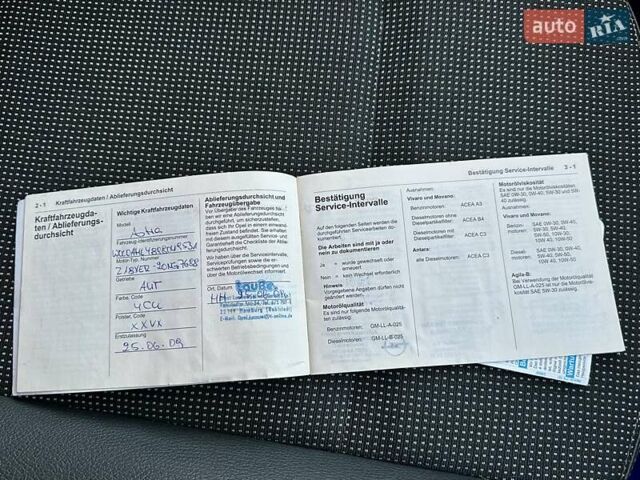 Синій Опель Астра, об'ємом двигуна 1.8 л та пробігом 202 тис. км за 6999 $, фото 40 на Automoto.ua