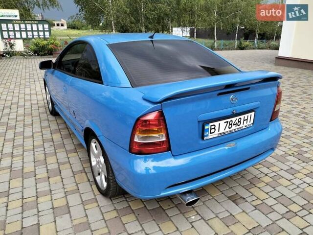 Синий Опель Астра, объемом двигателя 1.8 л и пробегом 290 тыс. км за 4100 $, фото 1 на Automoto.ua