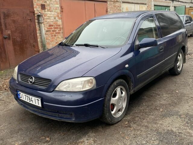 Синий Опель Астра, объемом двигателя 1.7 л и пробегом 200 тыс. км за 1500 $, фото 3 на Automoto.ua