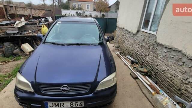 Синий Опель Астра, объемом двигателя 1.6 л и пробегом 800 тыс. км за 1200 $, фото 6 на Automoto.ua