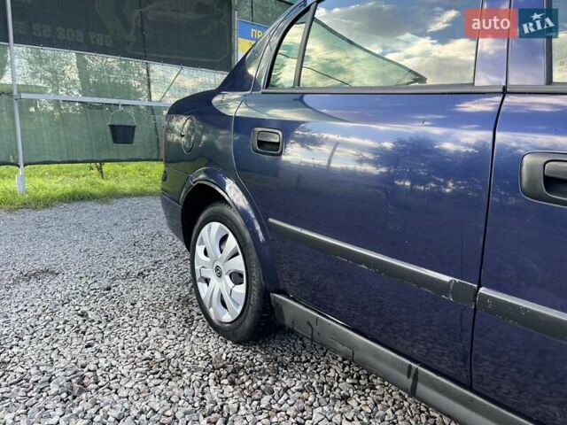 Синий Опель Астра, объемом двигателя 1.4 л и пробегом 500 тыс. км за 3200 $, фото 11 на Automoto.ua