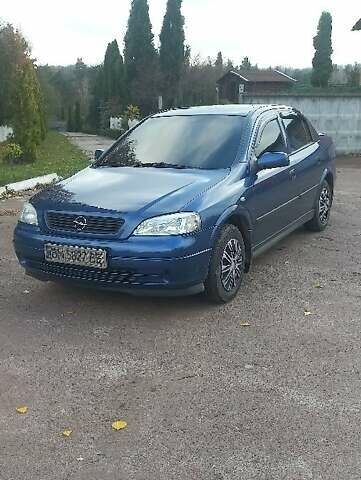 Синий Опель Астра, объемом двигателя 1.6 л и пробегом 200 тыс. км за 4600 $, фото 6 на Automoto.ua