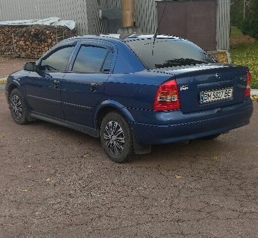 Синій Опель Астра, об'ємом двигуна 1.6 л та пробігом 200 тис. км за 4600 $, фото 1 на Automoto.ua