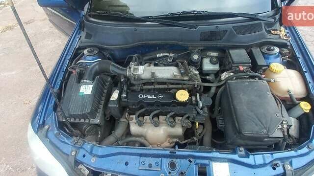Синий Опель Астра, объемом двигателя 1.6 л и пробегом 200 тыс. км за 4600 $, фото 4 на Automoto.ua