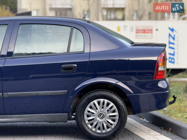 Синий Опель Астра, объемом двигателя 1.4 л и пробегом 170 тыс. км за 3650 $, фото 12 на Automoto.ua