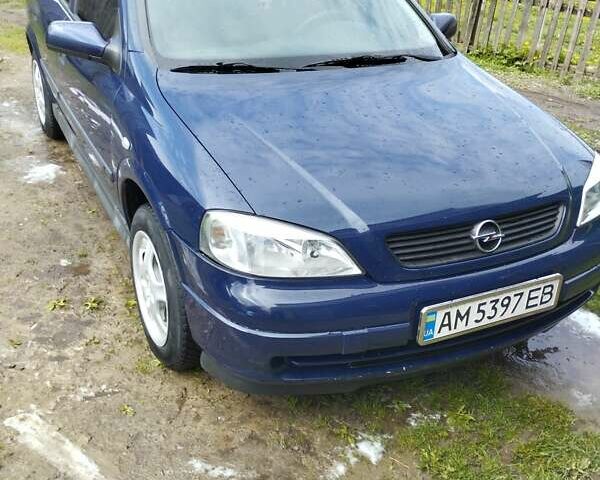 Синій Опель Астра, об'ємом двигуна 1.6 л та пробігом 240 тис. км за 3000 $, фото 6 на Automoto.ua