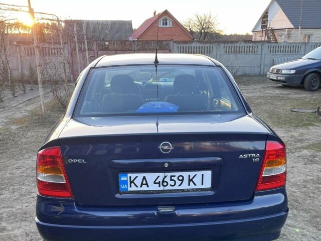 Синій Опель Астра, об'ємом двигуна 1.6 л та пробігом 220 тис. км за 2900 $, фото 5 на Automoto.ua
