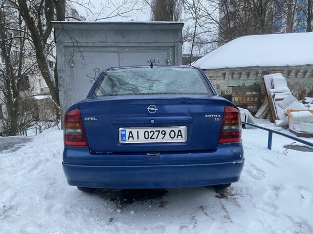 Синій Опель Астра, об'ємом двигуна 1.6 л та пробігом 157 тис. км за 3000 $, фото 2 на Automoto.ua