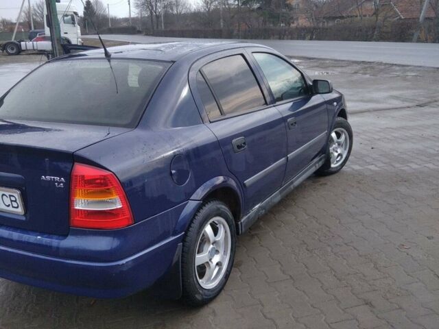 Синій Опель Астра, об'ємом двигуна 1.4 л та пробігом 250 тис. км за 3500 $, фото 1 на Automoto.ua