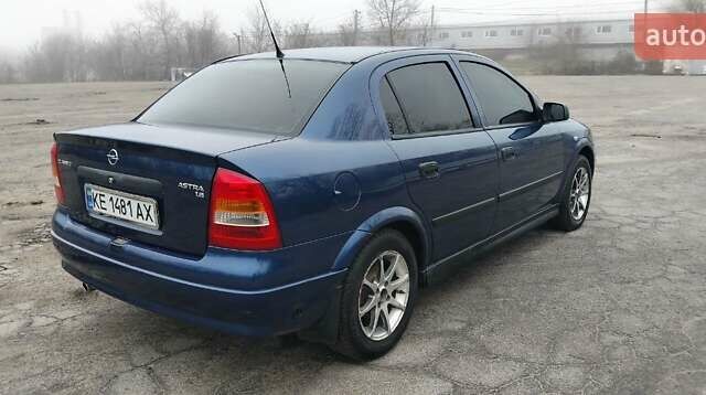 Синій Опель Астра, об'ємом двигуна 1.6 л та пробігом 287 тис. км за 3100 $, фото 2 на Automoto.ua