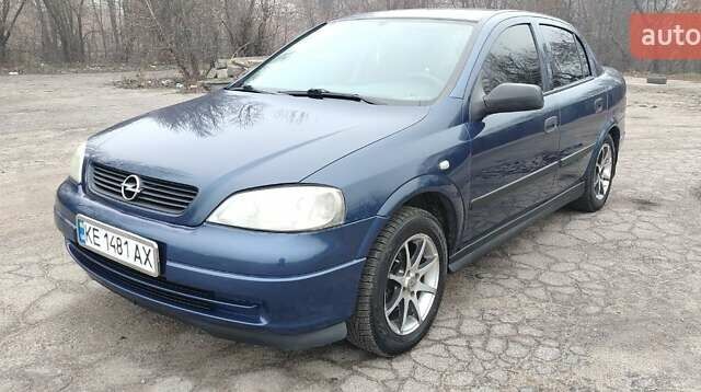 Синій Опель Астра, об'ємом двигуна 1.6 л та пробігом 287 тис. км за 3100 $, фото 1 на Automoto.ua