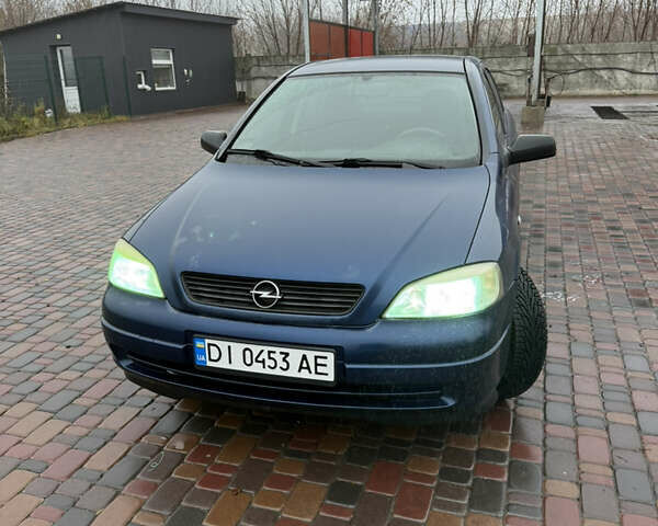 Синий Опель Астра, объемом двигателя 1.39 л и пробегом 210 тыс. км за 3299 $, фото 1 на Automoto.ua