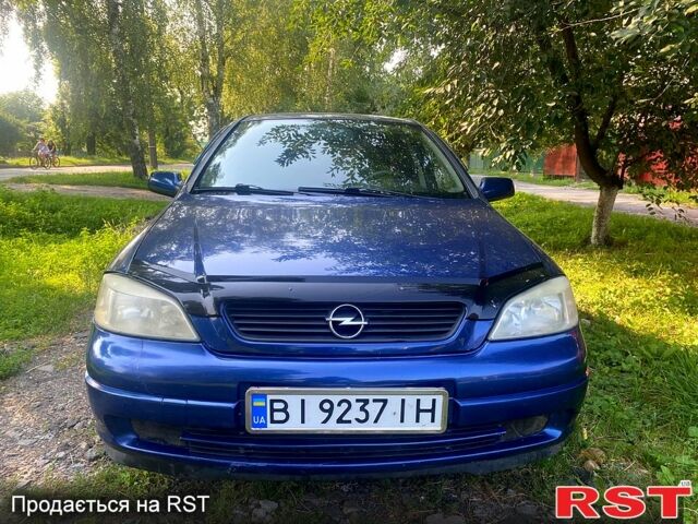 Синій Опель Астра, об'ємом двигуна 1.6 л та пробігом 258 тис. км за 3300 $, фото 1 на Automoto.ua