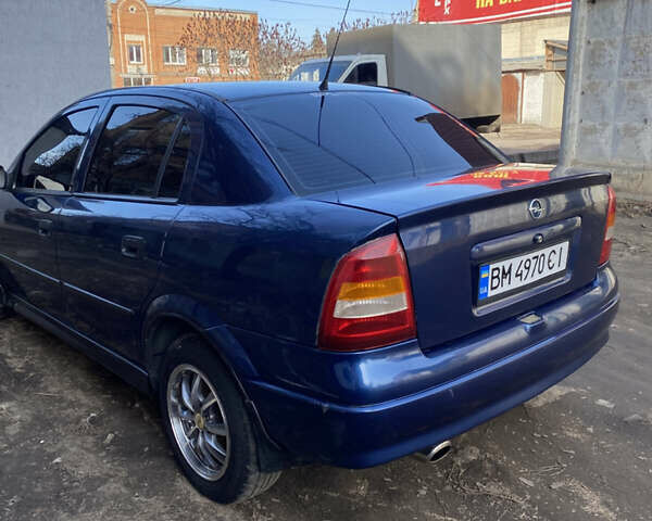 Синий Опель Астра, объемом двигателя 1.39 л и пробегом 265 тыс. км за 2500 $, фото 4 на Automoto.ua