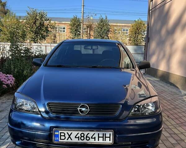 Опель Астра 2005 в Шепетовке на Automoto.ua Синий Опель Астра, объемом двигателя 1.4 л и пробегом 209 тыс. км за 4300 $, фото 1 на Automoto.ua