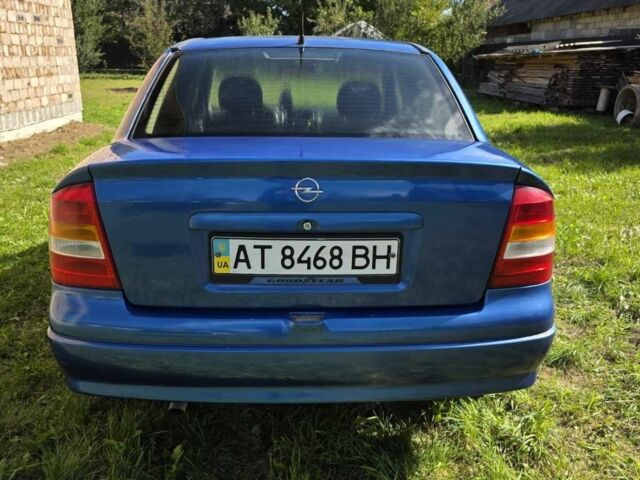 Синий Опель Астра, объемом двигателя 1.4 л и пробегом 227 тыс. км за 2650 $, фото 8 на Automoto.ua