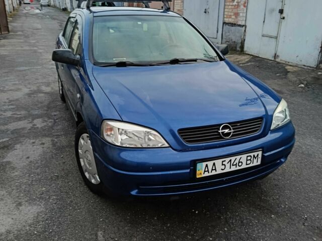 Синий Опель Астра, объемом двигателя 1.4 л и пробегом 116 тыс. км за 3430 $, фото 8 на Automoto.ua