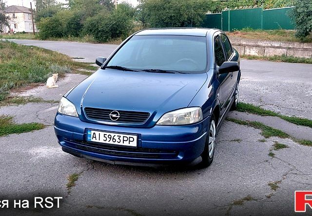 Синій Опель Астра, об'ємом двигуна 1.6 л та пробігом 165 тис. км за 4100 $, фото 6 на Automoto.ua