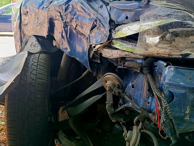 Синий Опель Астра, объемом двигателя 1.6 л и пробегом 46 тыс. км за 1500 $, фото 2 на Automoto.ua