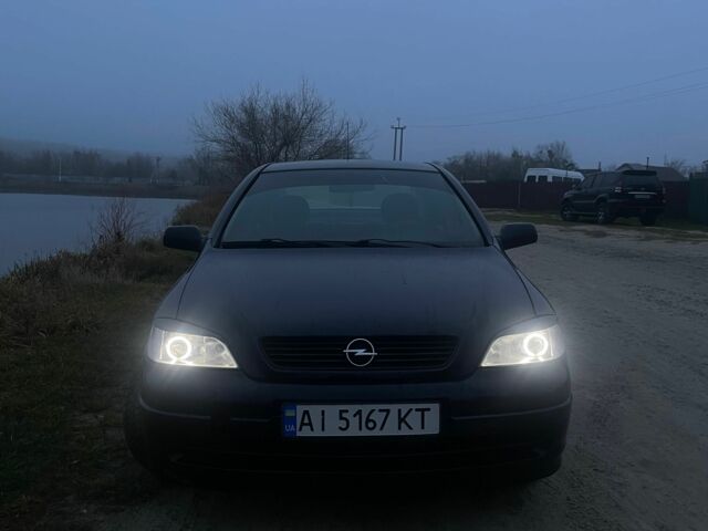Синий Опель Астра, объемом двигателя 1.6 л и пробегом 217 тыс. км за 3100 $, фото 6 на Automoto.ua