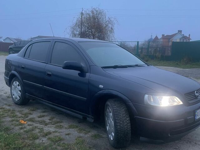 Синий Опель Астра, объемом двигателя 1.6 л и пробегом 217 тыс. км за 3100 $, фото 5 на Automoto.ua