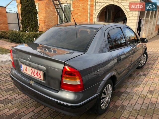 Синий Опель Астра, объемом двигателя 1.4 л и пробегом 217 тыс. км за 4800 $, фото 8 на Automoto.ua