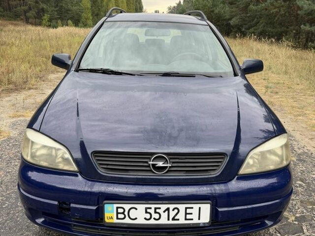 Синій Опель Астра, об'ємом двигуна 1.6 л та пробігом 247 тис. км за 2749 $, фото 2 на Automoto.ua