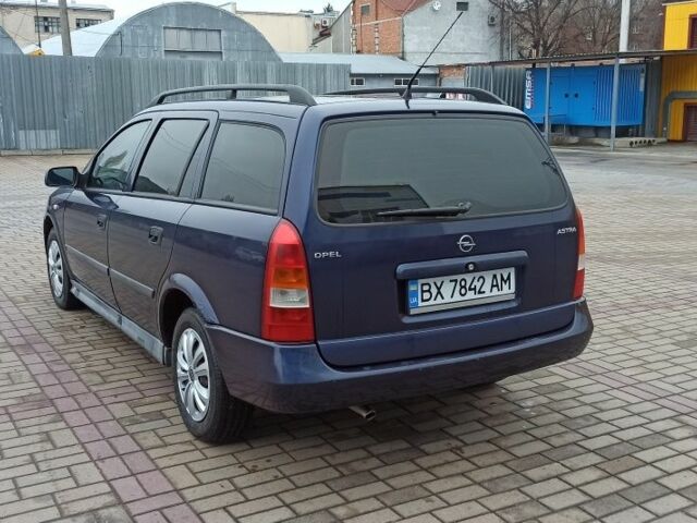 Синій Опель Астра, об'ємом двигуна 1.6 л та пробігом 170 тис. км за 2999 $, фото 3 на Automoto.ua