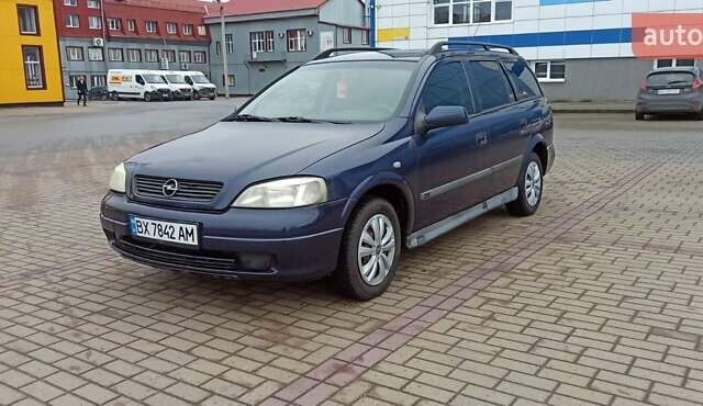 Синій Опель Астра, об'ємом двигуна 1.6 л та пробігом 170 тис. км за 2999 $, фото 24 на Automoto.ua