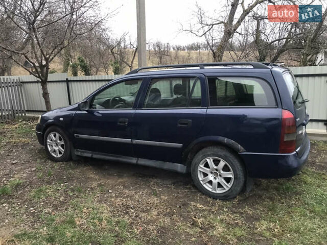 Синий Опель Астра, объемом двигателя 1.7 л и пробегом 375 тыс. км за 1000 $, фото 14 на Automoto.ua