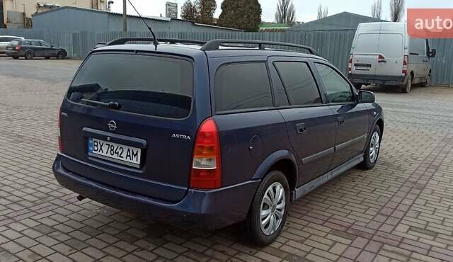 Синій Опель Астра, об'ємом двигуна 1.6 л та пробігом 170 тис. км за 2999 $, фото 18 на Automoto.ua