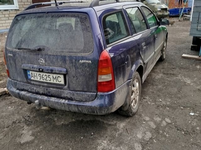 Синій Опель Астра, об'ємом двигуна 1.6 л та пробігом 400 тис. км за 903 $, фото 2 на Automoto.ua
