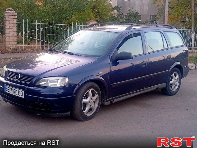 Синий Опель Астра, объемом двигателя 1.6 л и пробегом 280 тыс. км за 2800 $, фото 6 на Automoto.ua