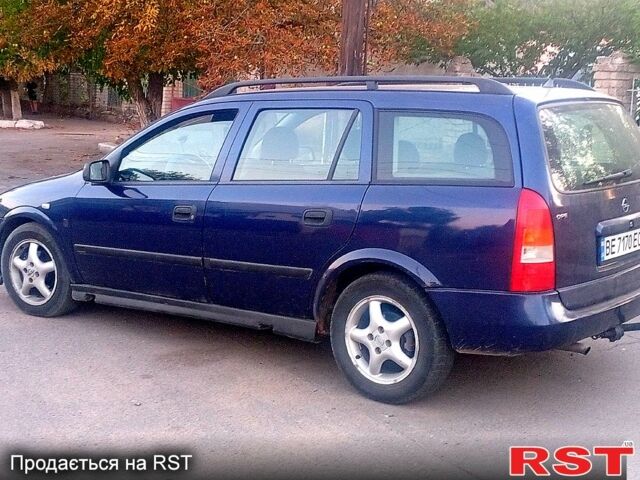 Синий Опель Астра, объемом двигателя 1.6 л и пробегом 280 тыс. км за 2800 $, фото 3 на Automoto.ua