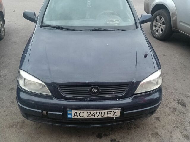 Синій Опель Астра, об'ємом двигуна 2 л та пробігом 323 тис. км за 2050 $, фото 2 на Automoto.ua