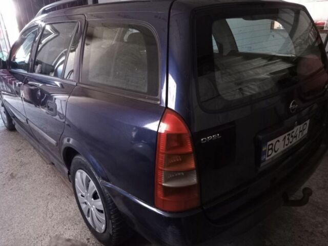 Синій Опель Астра, об'ємом двигуна 2 л та пробігом 280 тис. км за 1750 $, фото 2 на Automoto.ua