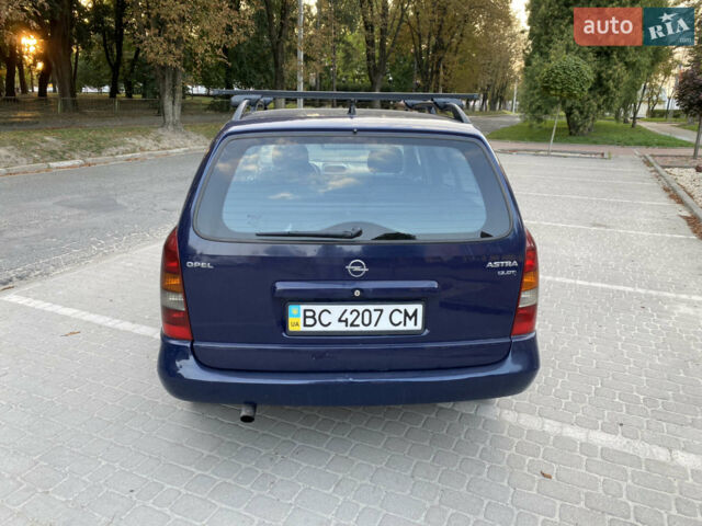 Синий Опель Астра, объемом двигателя 1.7 л и пробегом 380 тыс. км за 3300 $, фото 6 на Automoto.ua