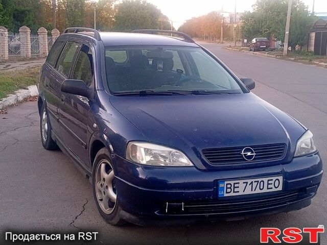 Синий Опель Астра, объемом двигателя 1.6 л и пробегом 280 тыс. км за 2800 $, фото 7 на Automoto.ua