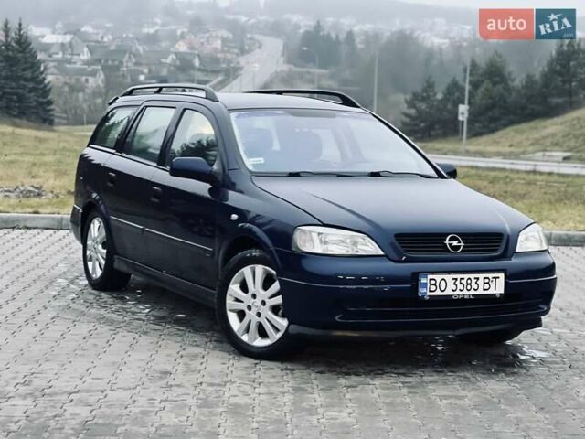 Синий Опель Астра, объемом двигателя 1.7 л и пробегом 270 тыс. км за 2799 $, фото 1 на Automoto.ua