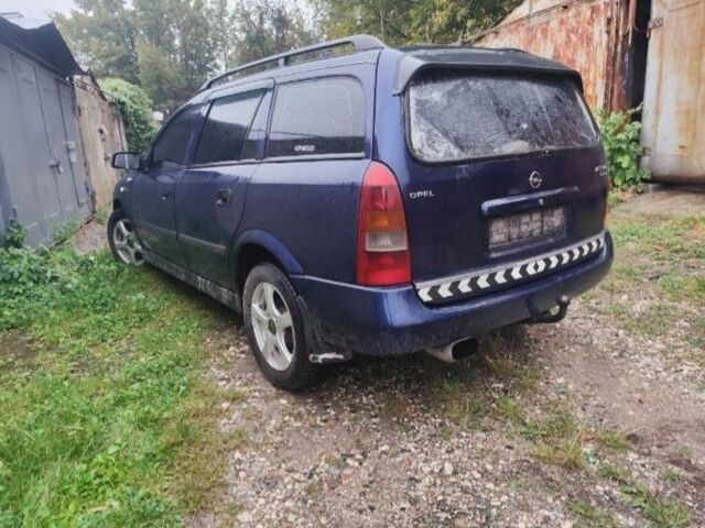 Синий Опель Астра, объемом двигателя 2 л и пробегом 240 тыс. км за 639 $, фото 3 на Automoto.ua