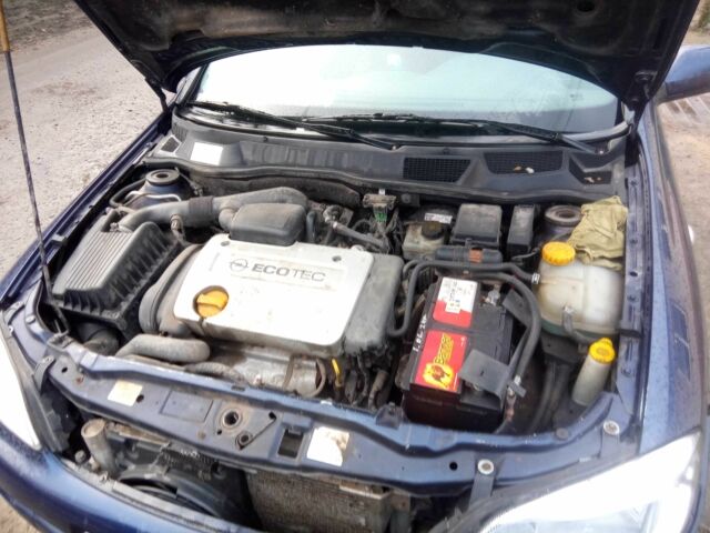 Синий Опель Астра, объемом двигателя 1.6 л и пробегом 410 тыс. км за 2299 $, фото 2 на Automoto.ua