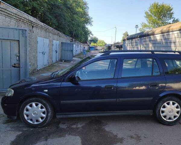 Синій Опель Астра, об'ємом двигуна 1.6 л та пробігом 274 тис. км за 4000 $, фото 2 на Automoto.ua