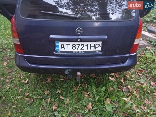 Синий Опель Астра, объемом двигателя 1.6 л и пробегом 270 тыс. км за 2500 $, фото 4 на Automoto.ua
